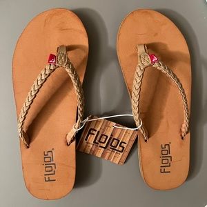 Brand new never work Flojos flip flops